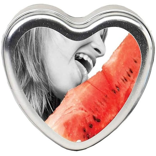 Earthly Body Edible Heart Massage Candle 4 oz - Sex Pheromones and Perfumes