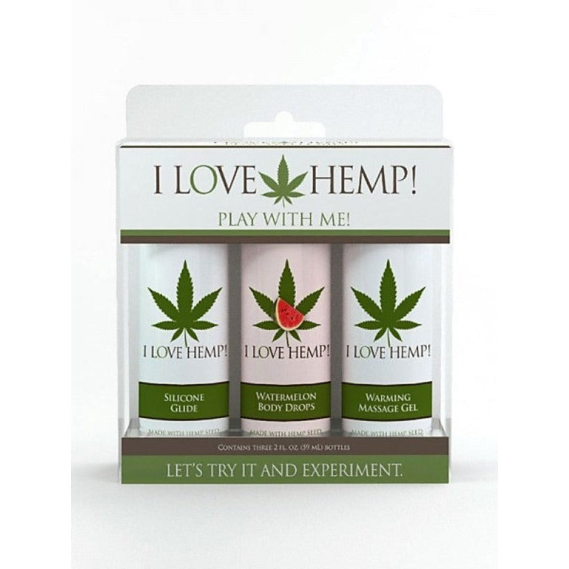 I Love Hemp Play With Me Lubricant Pack by Doc Johnson - Sex Pheromones and Perfumes