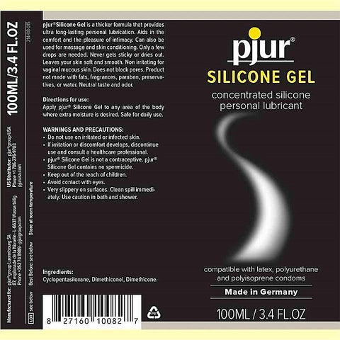 Pjur Gel Silicone Personal Lubricant - Silicone Based Lubes