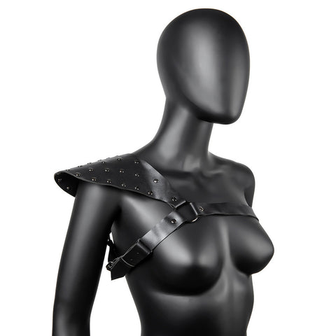BDStyle One Shoulder Fetish Play Chest Harness - Cuffs And Restraints