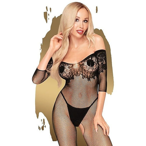 Captivating Net and Lace Bodystocking - Bras and Bra Sets