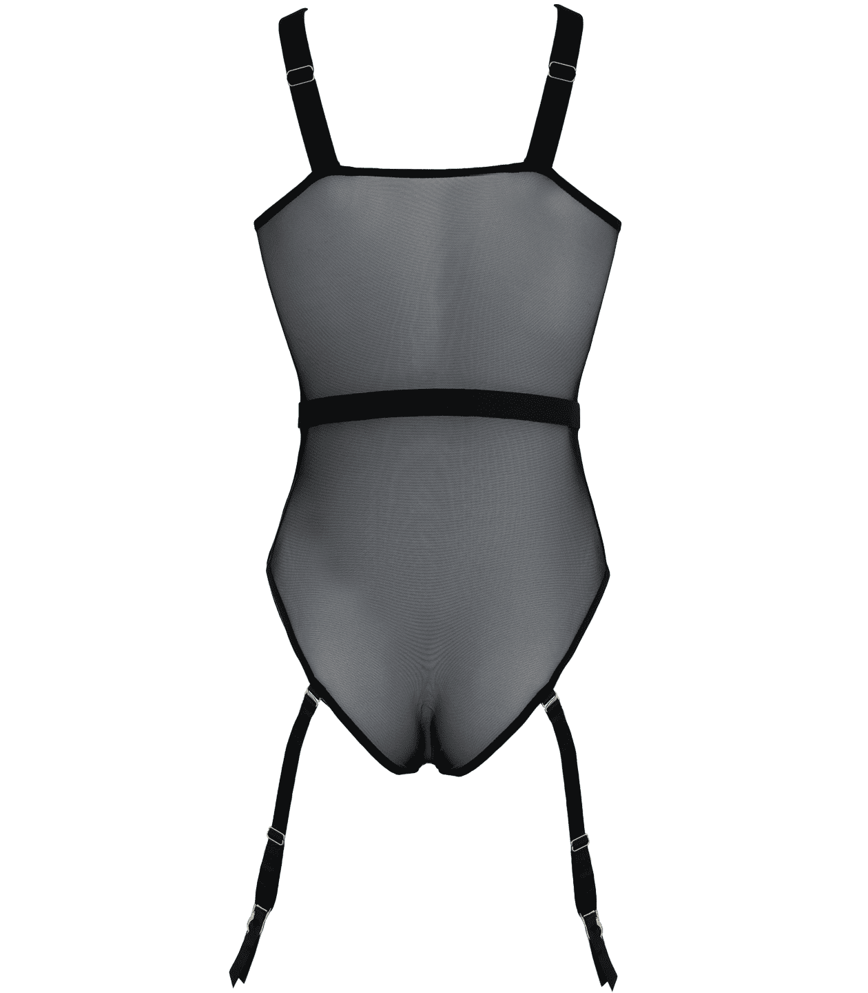 Muse Black Mesh One Piece Womens Fetish Teddy Her Fetish