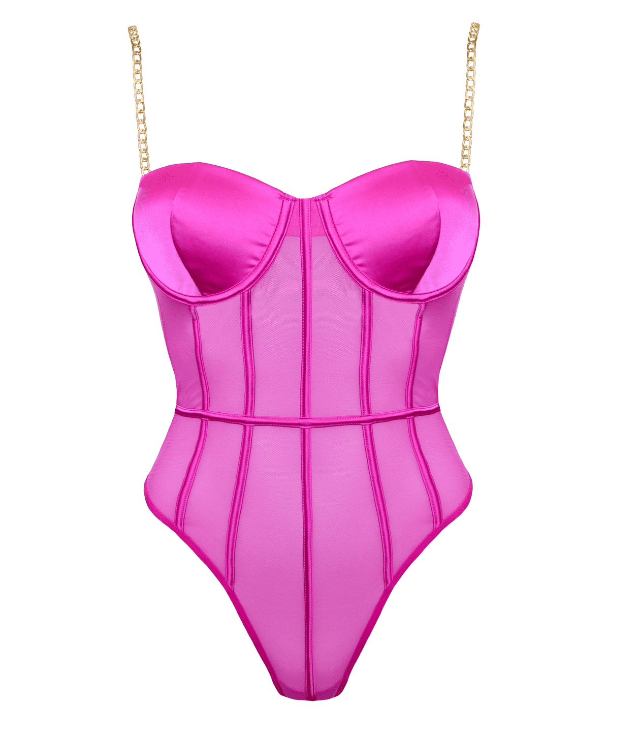 Muse Lingerie Soft Pink Mesh Sexy Womens Bodysuit Small Her Fetish