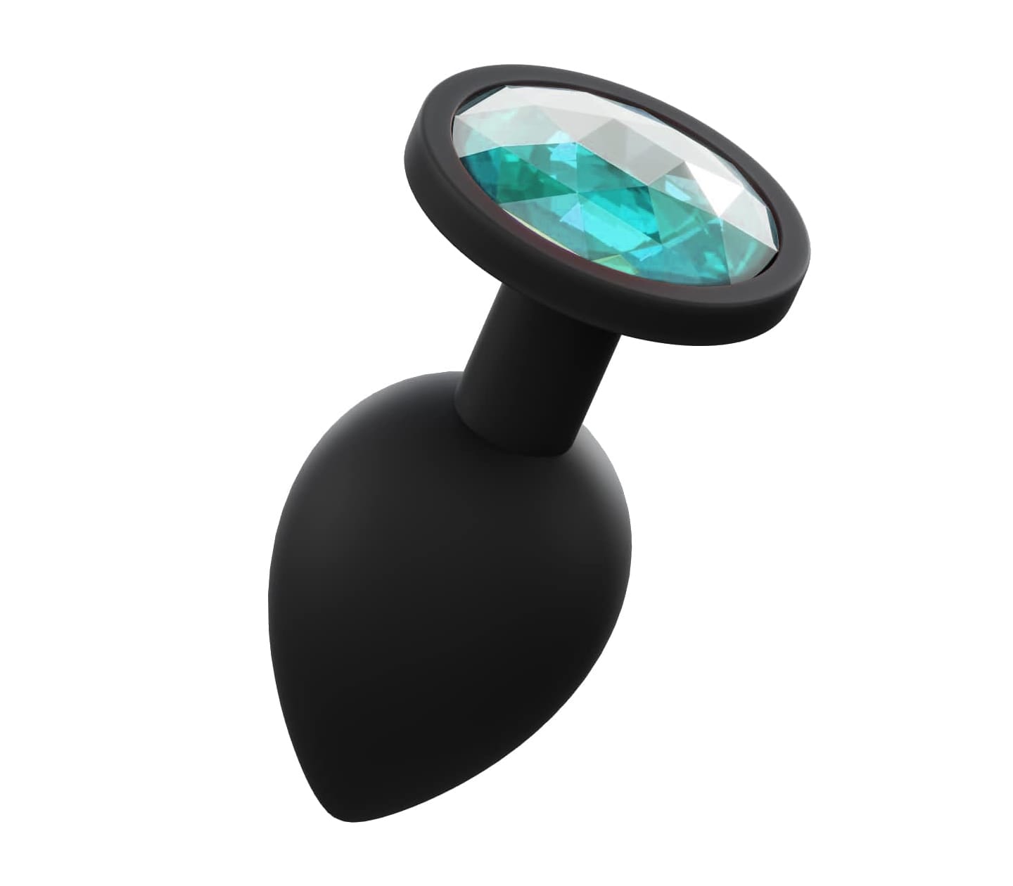 Love In Leather Premium Silicone Anal Plug Black Medium Butt Plugs