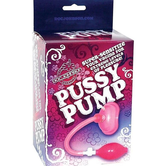 Doc Johnson Womens Suction Cup Pussy Pump Pink - Pussy And Clit Toys