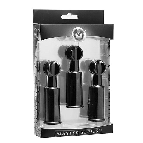 Premium Fusion Triple Suckers by XR Brands - Breast and Nipple Toys