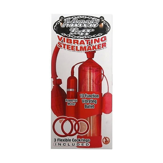 Mack Tuff Vibrating Steelmaker Pump Red - Pumps, Extenders and Sleeves