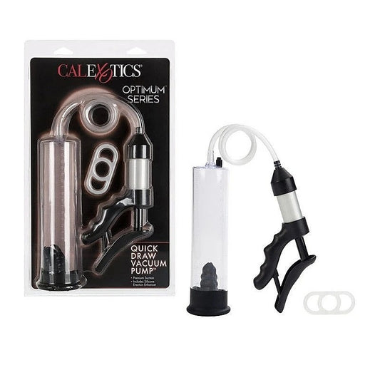 CalExotics Optimum Series Quick Draw Vacuum Penis Pump - Pumps, Extenders and Sleeves