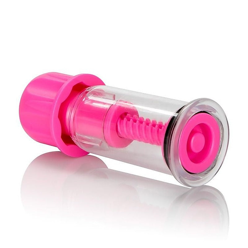 Nipple Play Vacuum Twist Suckers by California Exotics - Steel Sex Toys