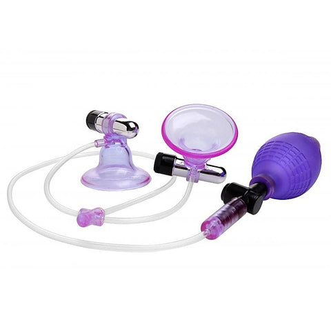 Premium Vibrating Nipple Suckers by XR Brands - Breast and Nipple Toys