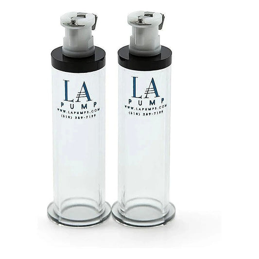 LA Pump Nipple Enhancement Cylinders - Sold as Pair - Breast and Nipple Toys