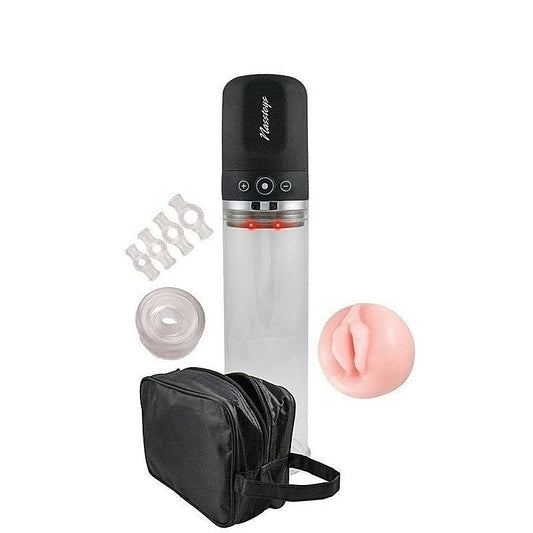 Travel Pump Kit Clear Genital Enlarger - Pumps, Extenders and Sleeves