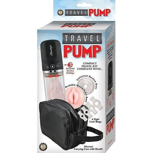 Travel Pump Kit Clear Genital Enlarger - Pumps, Extenders and Sleeves