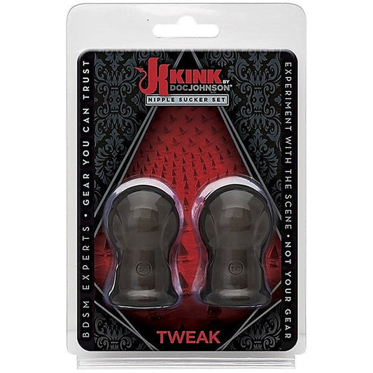 Kink Tweak Nipple Sucker Set Black