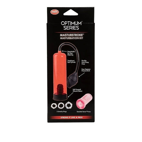 Optimum Series Masturstroke Masturbation Kit - Pumps, Extenders and Sleeves