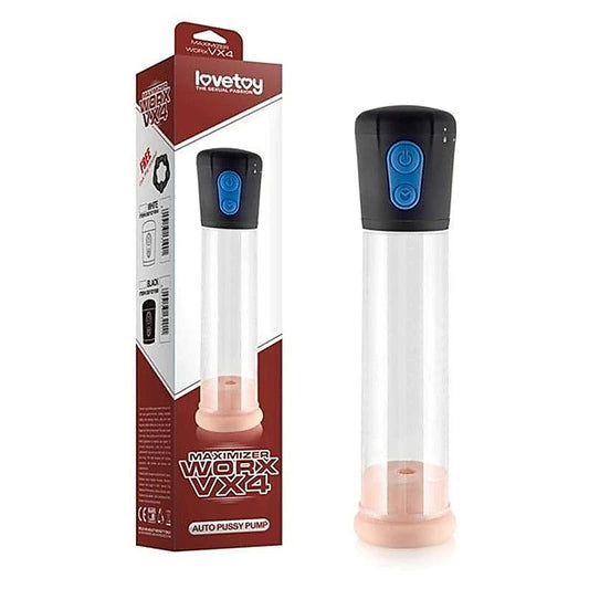 Maximizer Worx VX4 Auto Pussy Pump Black - Pumps, Extenders and Sleeves