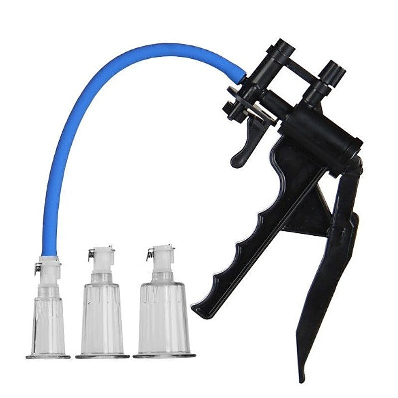 LuvPump Clitoris Enhancement System by Shots Toys - Nipple and Clit Clamps