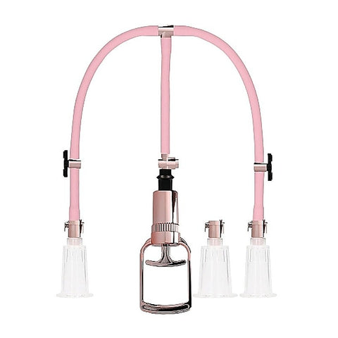 Pumped Clitoral and Nipple Pump Set Large
