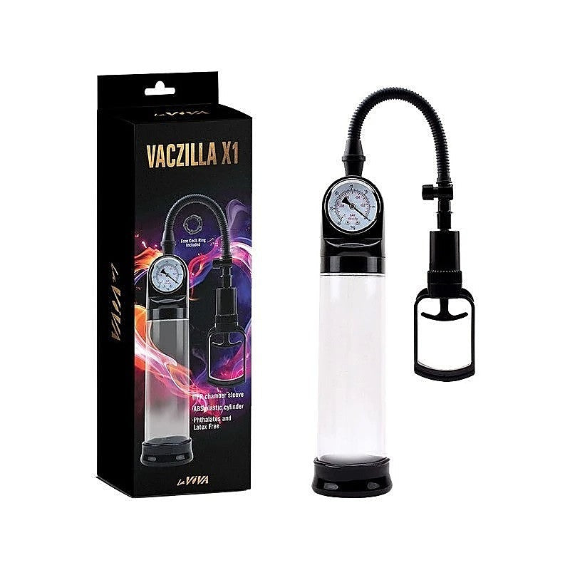 Vaczilla X1 Penis Enlargement Pump by La Viva - Pumps, Extenders and Sleeves