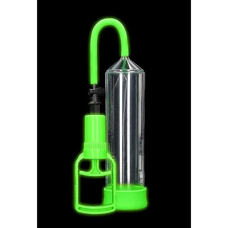 OUCH! Glow in Dark Comfort Beginner Pump by Shots Toys - Pumps, Extenders and Sleeves