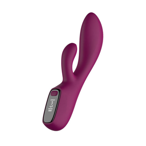 Passion Play Rechargeable Rabbit Vibrator with LED Screen - Rabbit Vibrators