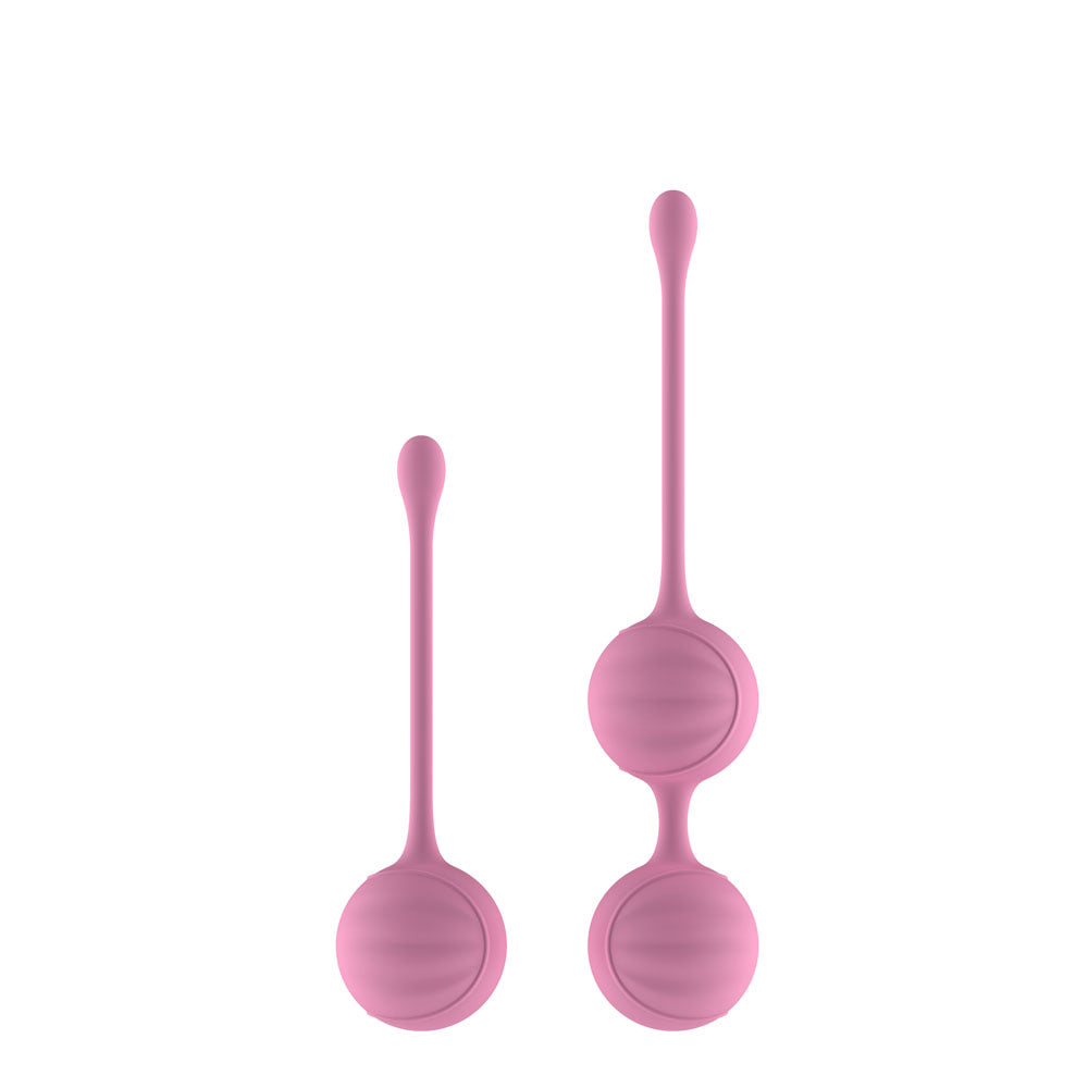 Passion Play 2 Piece Silicone Kegel Ball Set - Love Eggs and Kegel Exercisers