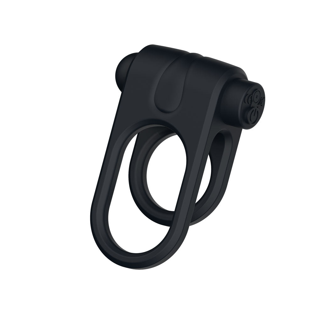 Passion Play Silicone USB Rechargeable Cock & Balls Ring - Vibrating Cock Rings