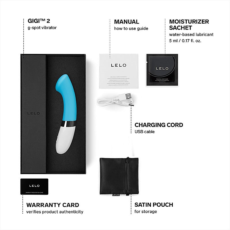 Lelo Gigi 2 Rechargeable G Spot Vibrator - Luxury Sex Toys