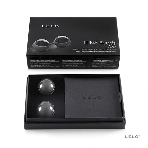 Professional-Grade Luna Beads Noir by Lelo - Love Eggs and Kegel Exercisers