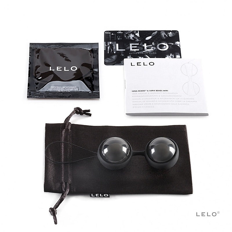 Professional-Grade Luna Beads Noir by Lelo - Love Eggs and Kegel Exercisers