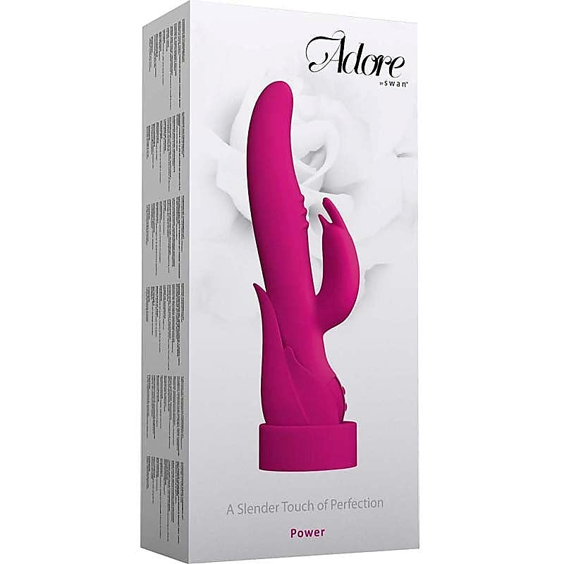 Swan Adore Power Luxury Rabbit Vibrator by BMS Factory - Rabbit Vibrators