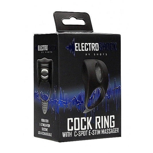 Electroshock Vibrating Cock Ring - Electro Sex