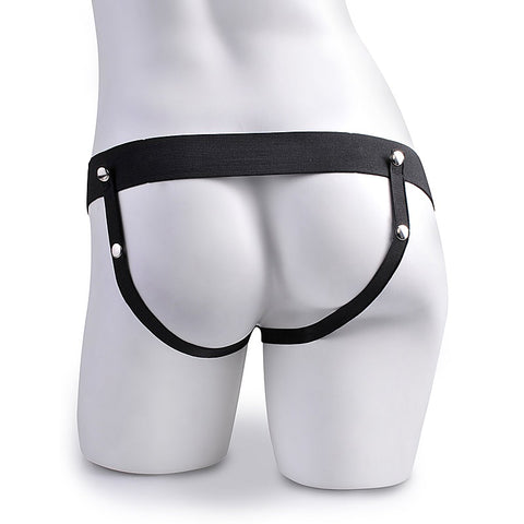 Fetish Fantasy 7.5 Inch Hollow Squirting Strap-On with Balls - Strap On Sextoys