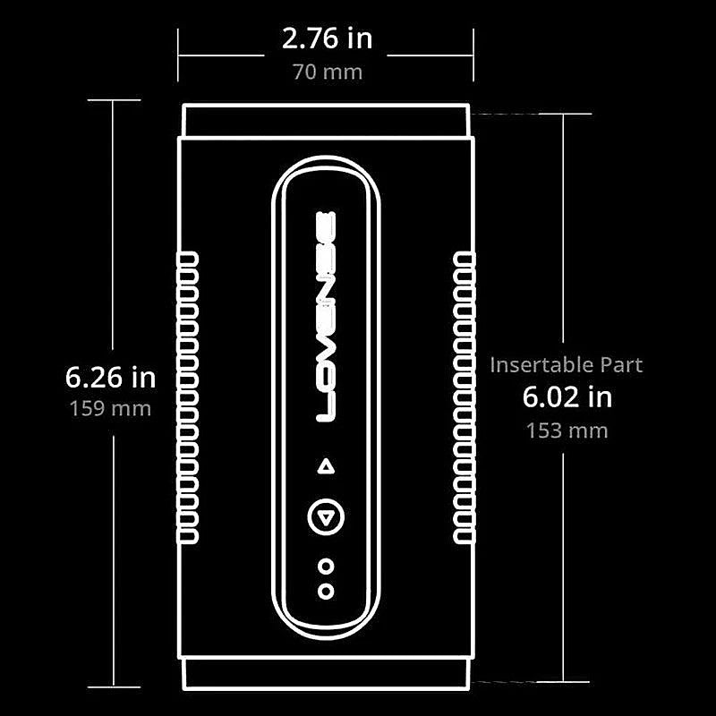 Calor Bluetooth Control Male Masturbator by Lovense - Masturbators and Strokers