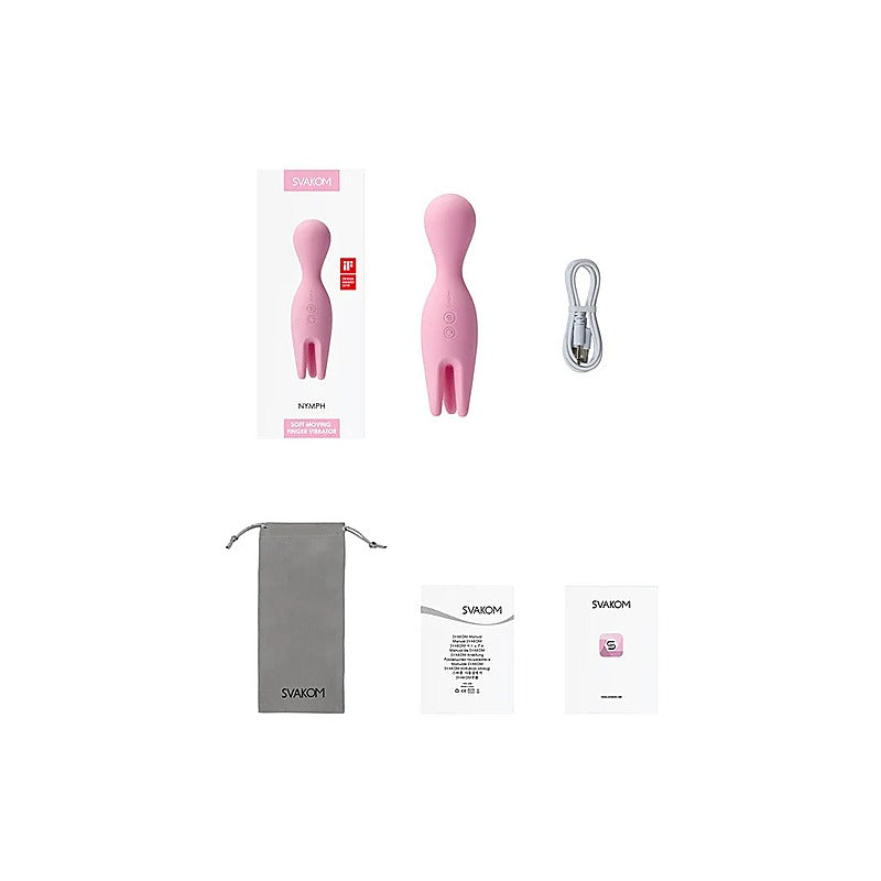 Svakom Nymph Multi Functions Foreplay Clitoral Vibrator - Finger and Tongue Vibrators