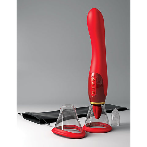Fantasy for Her Ultimate Pleasure 24K Gold Edition Vibrator - Clit Ticklers and Pulsators
