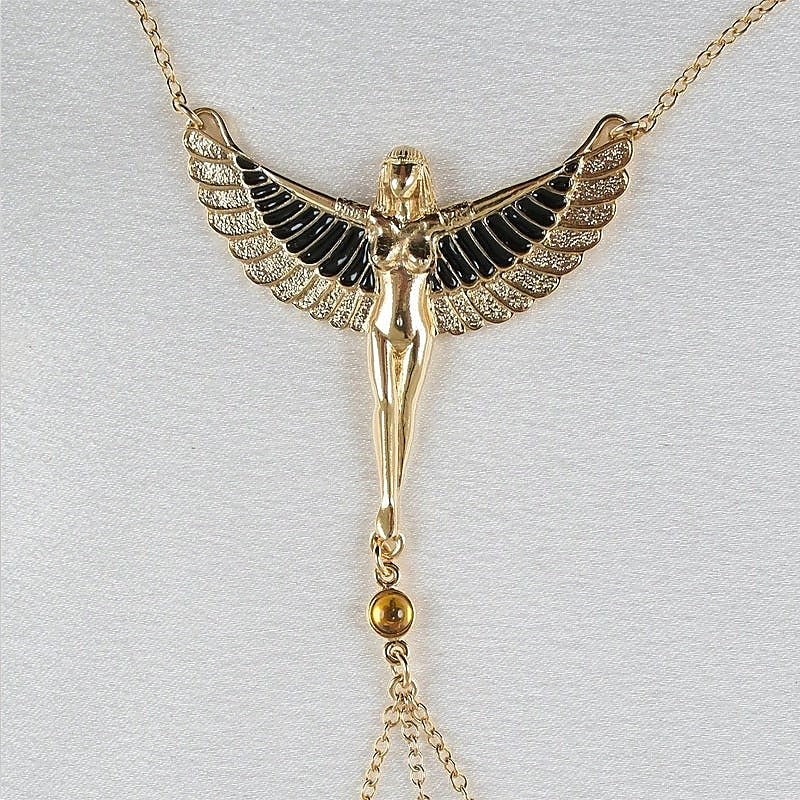Sylvie Monthule Breast Necklace The Breath Of Isis Gold - Nipple and Clit Clamps
