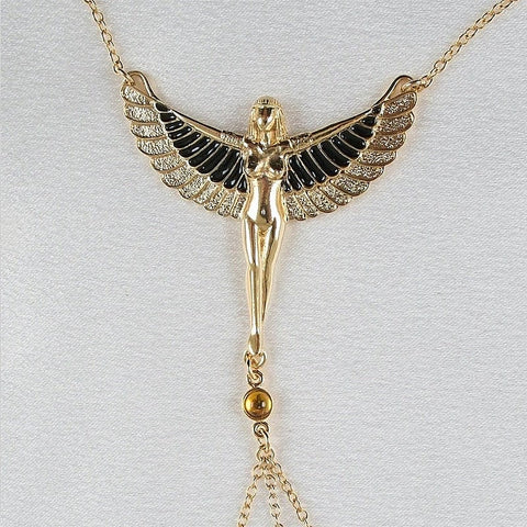 Sylvie Monthule Breast Necklace The Breath Of Isis Gold - Nipple and Clit Clamps