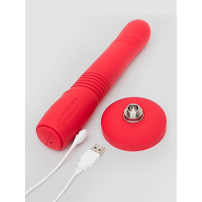 Gravity App Control Vibrating And Thrusting Dildo By Lovense - Remote Control Vibrators