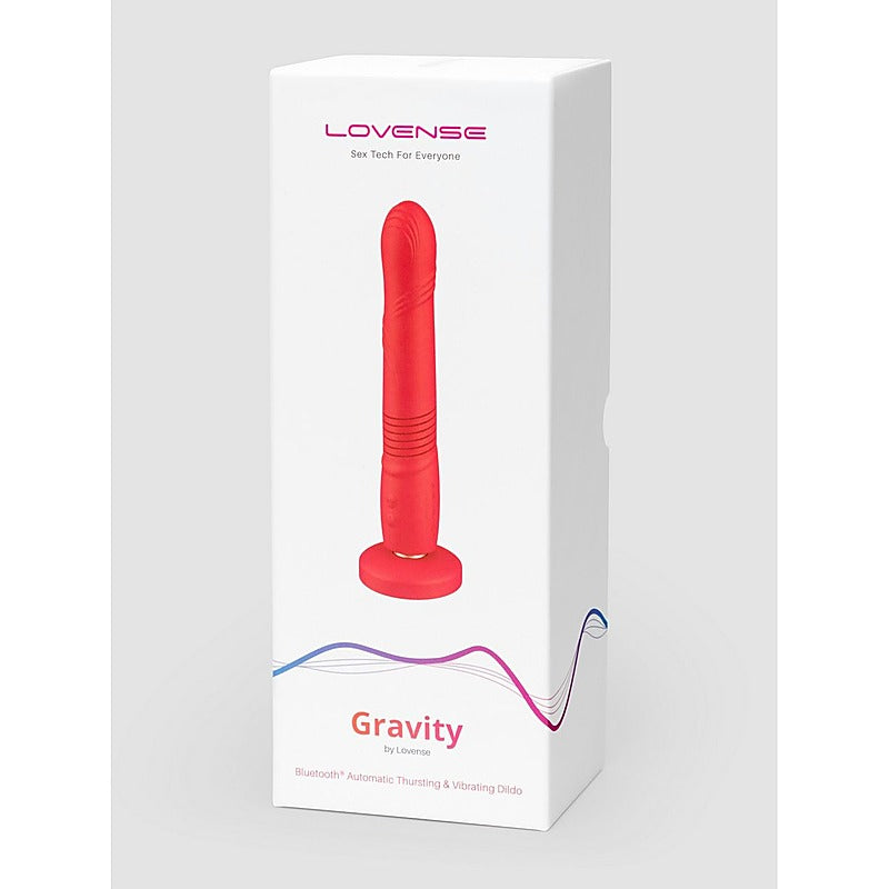 Gravity App Control Vibrating And Thrusting Dildo By Lovense - Remote Control Vibrators