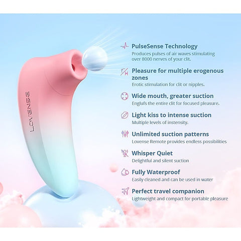 Tenera 2 Clitoral Suction Vibrator by Lovense - Clit Ticklers and Pulsators