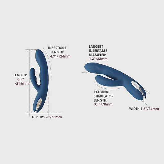 Svakom Aylin Pulsating Dual Headed Rabbit Vibrator