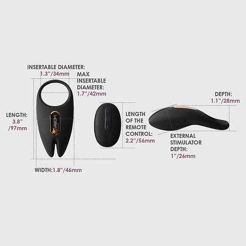 Svakom Winni 2 App Controlled Vibrating Male Cock Ring - Cock Rings