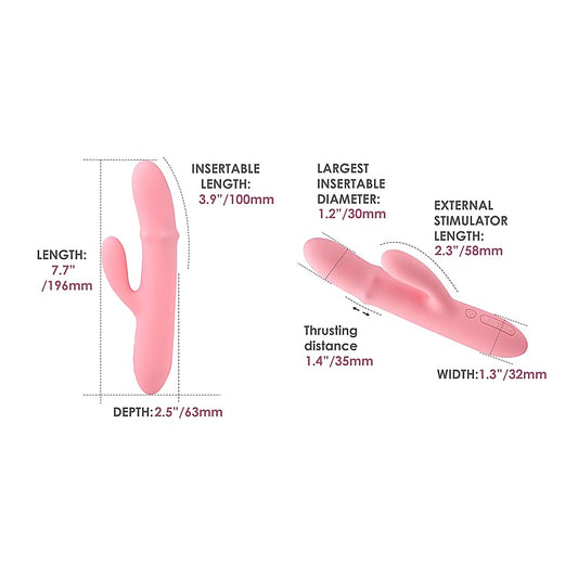 Svakom Mora Neo Rabbit Vibrator With Thrusting Beads
