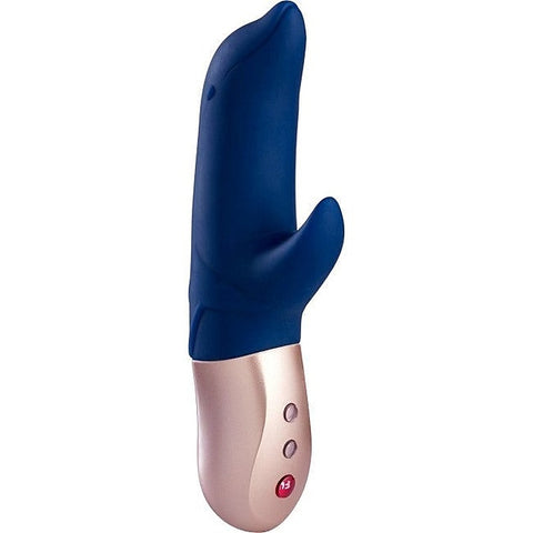 Dolly Bi Vibe Dark Blue Rabbit Vibrator Waterproof - Rabbit Vibrators