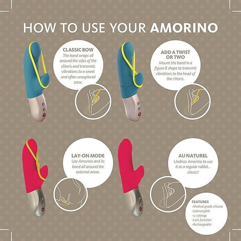Premium Amorino Deluxe Vibe by Fun Factory - Rabbit Vibrators