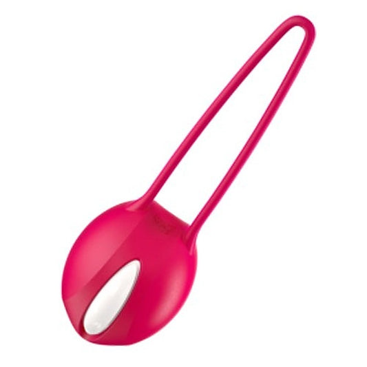 Unleash Intimate Strength - Fun Factory Smartball UNO in Red/White - Love Eggs and Kegel Exercisers