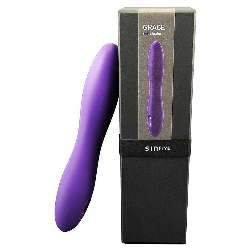 Grace Silicone Rechargeable Soft Vibrator by Sin Five - Waterproof Vibrators