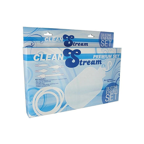 CleanStream Silicone Enema Set by XR Brands - Anal Cleansing