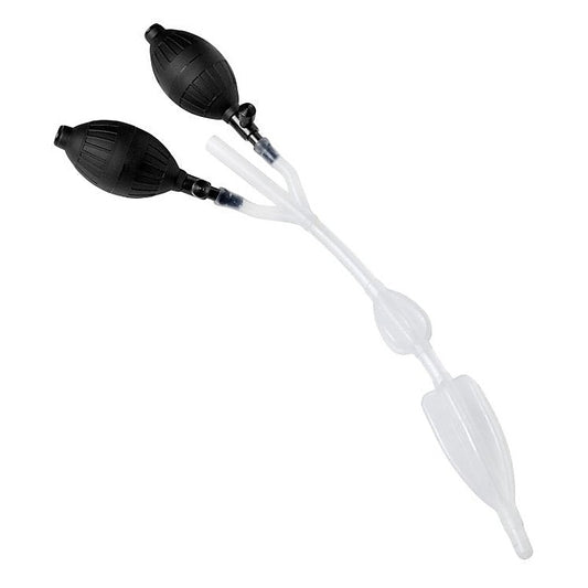 CleanStream Silicone Double Bulb Nozzle by XR Brands - Anal Cleansing